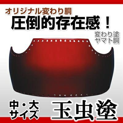 ヤマト胴 玉虫塗（たまむし）】 変わり胴(塗り胴）[組み立て品] 胴紐紺並付き | 剣道防具コム