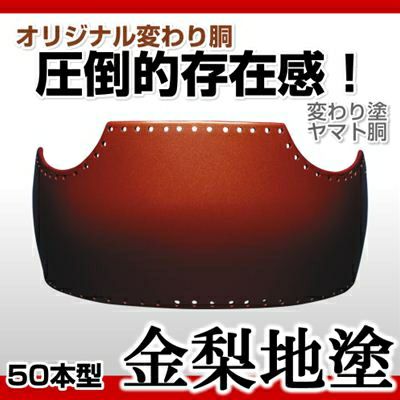 【50本型胴 金梨地塗（きんなしじ）】 変わり胴(塗り胴）[組み立て品] 胴紐紺並付き | 剣道防具コム