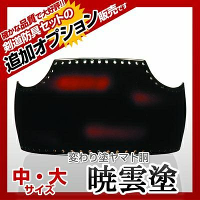 【ヤマト胴 暁雲塗（ぎょううん）】 カラー胴(色胴）に交換 [剣道防具セットの有料オプションにつき、この商品単体ではご購入できません] | 剣道防具コム