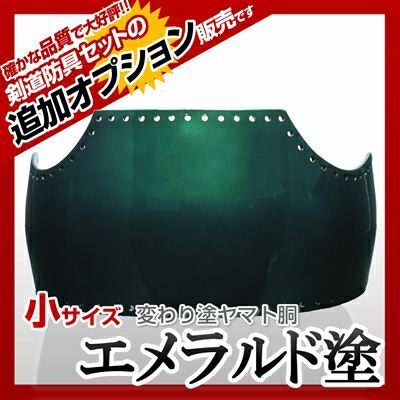 ヤマト胴 エメラルド塗 小学生向け】 カラー胴(色胴）に交換 [剣道防具セットの有料オプションにつき、この商品単体ではご購入できません] |  剣道防具コム